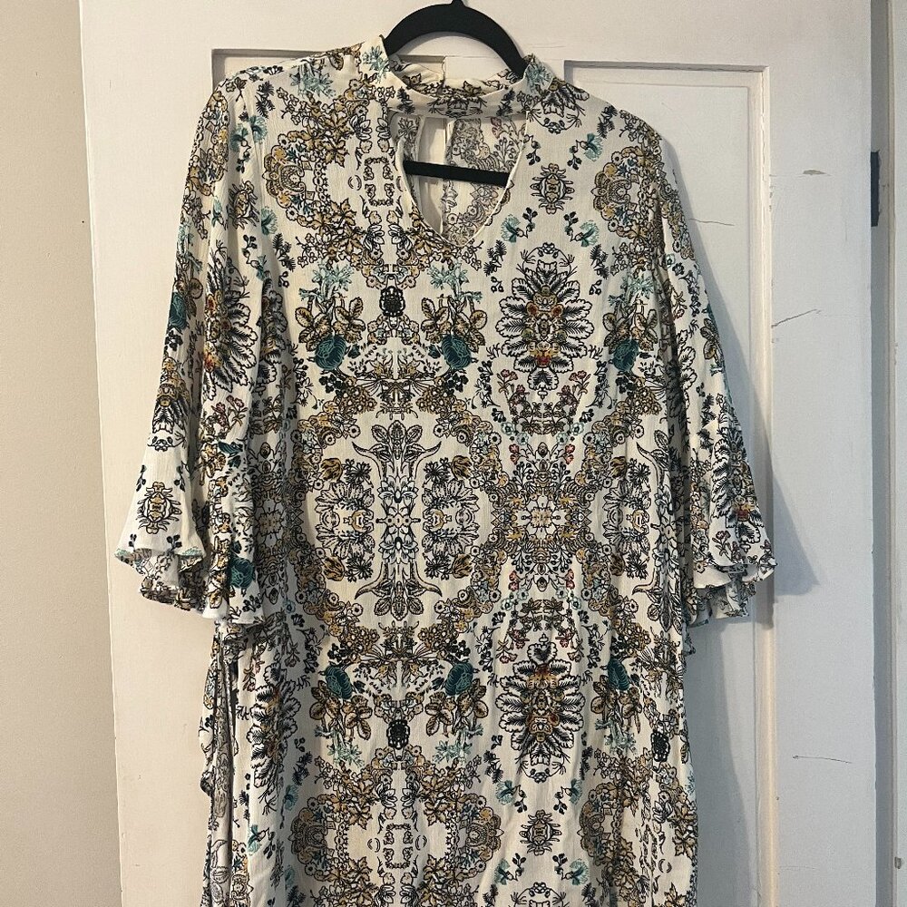 Paisley Knee-length Medium Blu Pepper mini dress